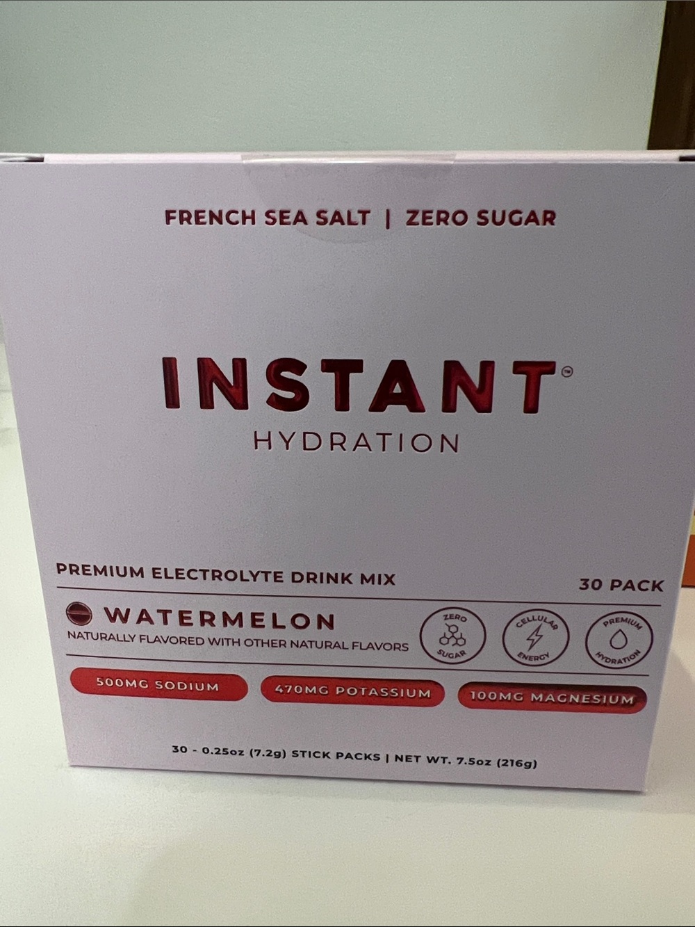 Instant Hydration electrolyte drink mix